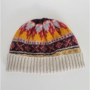 AMERICAN EAGLE OUTFITTERS Mohair Alpaca Wool Blend Fair Isle Beanie